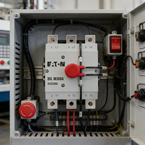 كونتاكتور إيتون DILM300A/22(RA250) عالي الأداء، ثلاثي الأقطاب، 300 أمبير، 160 كيلوواط، 2 مفتوح عادةً، 2 مغلق عادةً، 110-250 فولت 50/60 هرتز، يعمل بالتيار المتردد والمستمر - Product Image 4