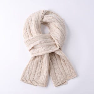 Écharpe en laine mélangée, hiver, femme, haut de gamme, haute qualité, châle épais, accepte la broderie, logo personnalisé - Product Image 2