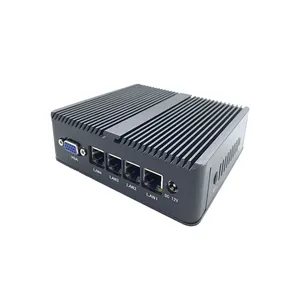 HD מחשב לינוקס 4lan USB3.0 intel nuc קטן תיבת מחשב תעשייתי משובץ מחשב מיני pfsense עם wifi ו-vga