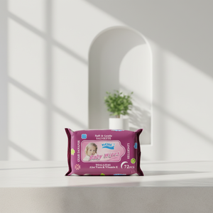 Salviette umidificate detergenti per la cura della pelle dei bambini OEM, fresche, senza profumo, ecologiche, a pH bilanciato per neonati - Product Image 1