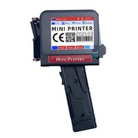 Mini imprimante à jet d'encre manuelle portable pour la production et la date d'expiration, imprimante à jet d'encre portable pour carton, métal et plastique