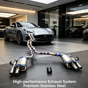 Tubo de Escape de Doble Salida de Alto Rendimiento, Sistema Valvetronic Catback para Audi SQ5 quattro <span class=keywords><strong>3.0</strong></span>, Silenciador de Escape de Acero Inoxidable 304 - Product Image 2