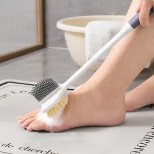 Super Exfoliating Natural Body Care Scrub Brush Dry Skin Showering Cleaning Brushes With Foot Bush