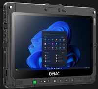 Getac K120 Tablet Tangguh Luar Ruangan 12,5 Inci, Layar Terlihat Jelas di Bawah Sinar Matahari, Baterai Hot-swapping, Win10, Core I7/i5, 24mm, 1,8kg