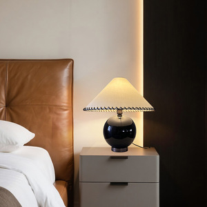 Lámpara de mesa estilo Wabi Sabi E27 LED, iluminación de noche para dormitorio, decoración de sala de estar - Product Image 1