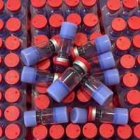 Matières premières cosmétiques : Peptides lyophilisés GHK-CU, pureté 99 %, poudre de peptides lyophilisés Ahk-Cu, poudre de peptides de cuivre GHK-Cu