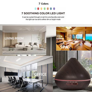 Diffuseur d'huiles essentielles aromatiques électrique portable classique <span class=keywords><strong>Volcano</strong></span> de 500 ml, diffuseur d'air à grande capacité pour la maison, lampe LED - Product Image 4