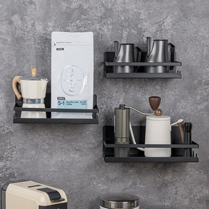 Keuken Muur Gemonteerde En Magneet Koelkast Side Organizer Opslag Plank Magnetisch Kruidenrek Met Haken - Product Image 1