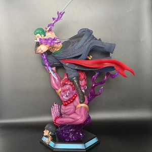 Purgatorio Asura tre coltello flusso doppia testa uno ha messo tremila mondi a doppia estremità luminescenza Luffy Anime figura Zoro - Product Image 4