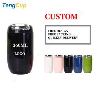 Thermos à café rétro brillant en acier inoxydable <span class=keywords><strong>TY</strong></span> avec logo personnalisé, 360 ml, affichage de la température, écologique, isolation de 6 à 12 heures - Product Image 1
