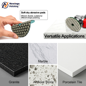 Disques de polissage diamantés flexibles à séchage rapide et durables de 100 mm pour le granit, le marbre et le béton – Fabricant chinois - Product Image 5