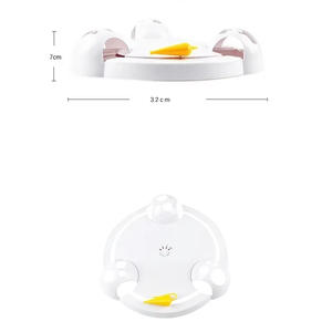 Juguete electrónico giratorio para gatos y perros: atrapa ratones, interactivos, con velocidad ajustable, accesorios para mascotas. - Product Image 4