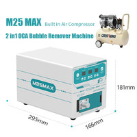 HZY Smart M60 Aspirateur Oca Laminage M25Max Machine à Enlever les Bulles et Pompe à Vide 1L 7 pouces Combo Kit 3 Pièces pour Réparation de Téléphone