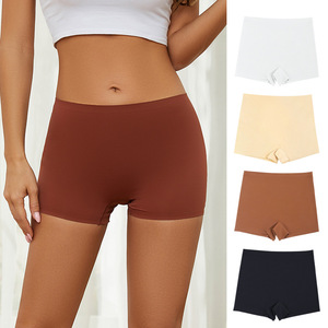 2024 vente en gros culottes sans couture femmes Boxer Lingerie jolis slips taille haute sous-vêtements glace soie Sexy <span class=keywords><strong>culotte</strong></span> OEM - Product Image 2
