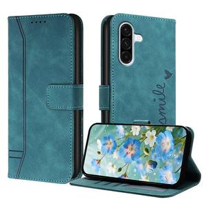 Funda de Teléfono de Cuero PU de Alta Calidad con Hebilla Lateral Magnética, Soporte Plegable y Grabado de Corazón para <span class=keywords><strong>Samsung</strong></span> Galaxy A37/A57/A56 5G/M36 5G - Product Image 1