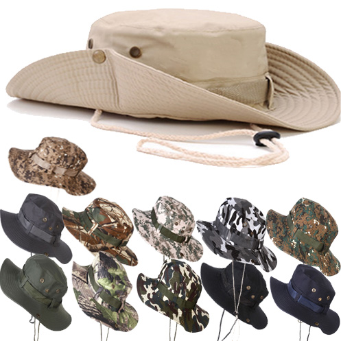 Летние рыбацкие шляпы с логотипом на заказ, маленькие камуфляжные Панамы с широкими полями в стиле сафари