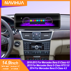 Lecteur multimédia à écran tactile Navihua 14,9 pouces pour <span class=keywords><strong>autoradio</strong></span> de voiture <span class=keywords><strong>Mercedes</strong></span> Classe E W212 2010-2013 4.0L 2015 pour Benz Classe E NTG5.0 - Product Image 4