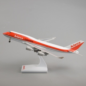 نموذج طائرة بوينج 747 لشركة أفيانكا الكولومبية، 32 سم، لعبة بلاستيكية للجمع، الأكثر مبيعًا - Product Image 3