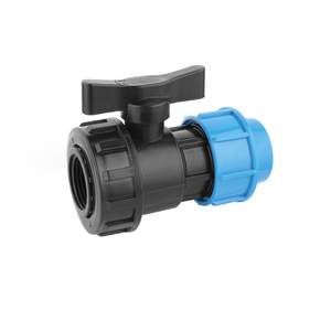 أنابيب مياه للحدائق بالبوليمر, تركيبات ضغط PP للتحكم في ري الحدائق، صمام كروي ذو صمام وصلة أنثى - Product Image 6