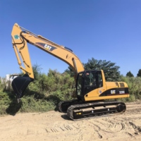 Excavatrice sur chenilles Caterpillar 320C d'occasion en bon état, pelle hydraulique, engin de construction, modèles Cat320c 320d 325d Excavadora