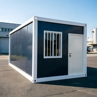 Maisons préfabriquées modernes en acier modulaire à construction rapide, portables, pour bureaux/maisons