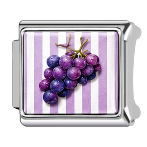 Venta al por mayor: Abalorios italianos de acero inoxidable de 9 mm con diseño de frutas coloridas para pulseras, ideales para hacer joyas DIY, regalo. - Product Image 6