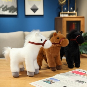 23CM毛皮のようなカワイイぬいぐるみ動物3色男の子用 - Product Image 5