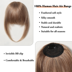 JZW 15g frangia francese pulita con tempie 100% vera frangia di <span class=keywords><strong>capelli</strong></span> umani frangia naturale aspetto pezzo di <span class=keywords><strong>capelli</strong></span> - Product Image 4