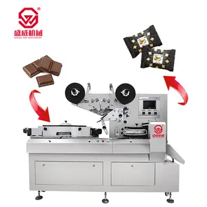 Machines Shengwei Trois servomoteurs Machine à emballer les bonbons de tri granulaire multifonctionnelle à grande vitesse