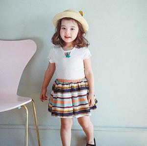 Design Your Own Girl's Round Collar <b>White</b> Color Plain T Shirts High Quality - Product Image 5
