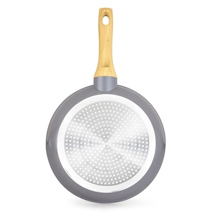 Design minimalista padella antiaderente in alluminio da cucina pentole da cucina in alluminio con manico in bachelite - Product Image 3