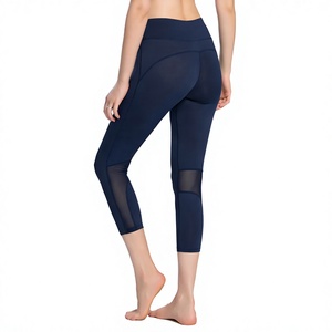 Leggings pour femmes, tissu en dentelle, 80% élasthanne, 20% polyester, taille haute, respirant, sans couture, 220g, fabriqué au Pakistan - Product Image 3