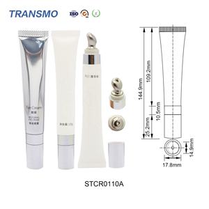 Tubes de luxe personnalisables avec logo pour brillant à lèvres, tubes vides de 15 ml pour huile à lèvres avec applicateur massant, tubes pour brillant à lèvres et crème contour des yeux - Product Image 2