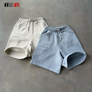 Set di Tute da Uomo di Lusso Personalizzate di Alta Qualità, Felpa con Zip e Pantaloncini Casual, Stile Oversize - Product Image 3