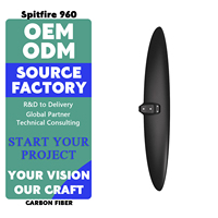 Aile avant en fibre de carbone pour hydrofoil Spitfire 960, modèle 2026, nouvelle aile à pompe 1175 cm² AR7.84, vente en gros, personnalisable OEM ODM