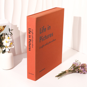 Album photo personnalisé de haute qualité avec <span class=keywords><strong>classeur</strong></span> à anneaux de type boîte et coffret magnétique - Product Image 1