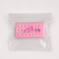 Squishy anti-stress en TPR souple, forme biscuit sandwich à la crème, à remontée lente, multicolore, assortiment en gros