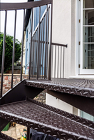VIKO extérieur escalier en spirale galvanisé en acier au carbone étanche