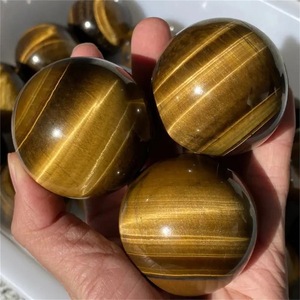 Esfera de Cristal de Ojo de Tigre para Sanación Reiki, Decoración Feng Shui, Regalo de Halloween, Decoración para Halloween, Venta al Por Mayor - Product Image 3