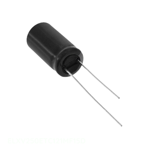 ตัวแทนจำหน่ายอย่างเป็นทางการ คาปาซิเตอร์อะลูมิเนียม 120UF 20% 25V แบบขาเสียบผ่านรู (Through Hole) รุ่น ELXV250ETC121MF15D - Product Image 1