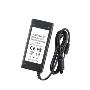 12 V 5A adaptador de corriente Universal de entrada AC 220V a DC 12 V 5A de conmutación fuente de alimentación de 12 voltios 5 Amp para LCD/LED