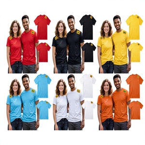 T-shirts personnalisés surdimensionnés 100 % coton, col rond, taille US, vierges pour sublimation, 160, 180, 200, 230, 260 g, impression par transfert thermique pour hommes - Product Image 1