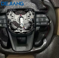 Volant en cuir et fibre de carbone personnalisé pour Toyota Corolla Land Cruiser GR Prado LC200 LC300 120 150 Hilux Plug and Play