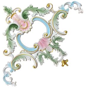 Décoration d'intérieur française de luxe, moulures en PU modernes, ornements sculptés, plaques murales pour médaillon de plafond - Product Image 3