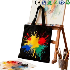 Sac fourre-tout en toile personnalisé avec logo, robuste, écologique, pour cadeaux, avec poignée longue et durable, motif lettres, vente en gros, <span class=keywords><strong>prix</strong></span> <span class=keywords><strong>d</strong></span>'usine - Product Image 1