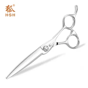 CTS-68 6.8 Inch Japanese Hitach 440c Steel Barber Scissors Hair Cutting Shears Hair Beauty Shears Hairdressing Scissors