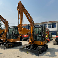 Mini-excavatrice sur chenilles d'occasion CX58C de 5,8 tonnes avec moteur diesel fiable, équipement de construction compact à vendre