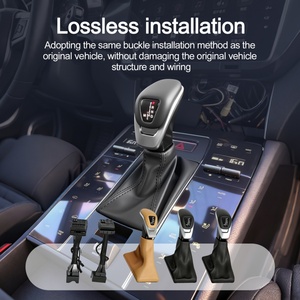 Pomo de Palanca de Cambios para Auto, Accesorios Interiores para Auto, Modificación Iluminada para Porsche Macan 2014-2021, Mejora del Interior del Auto - Product Image 4