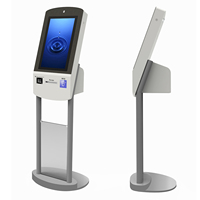 Terminal de Registro en el Lobby de Hoteles de Lujo, Lector de Tarjetas RFID NFC, Escáner de Códigos, Impresora de Recibos, SDK OEM