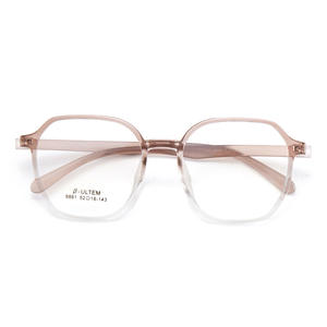Montures de lunettes ovales rose cerisier girly ultra légères en TR, monture complète pour femmes, Danyang - Product Image 5